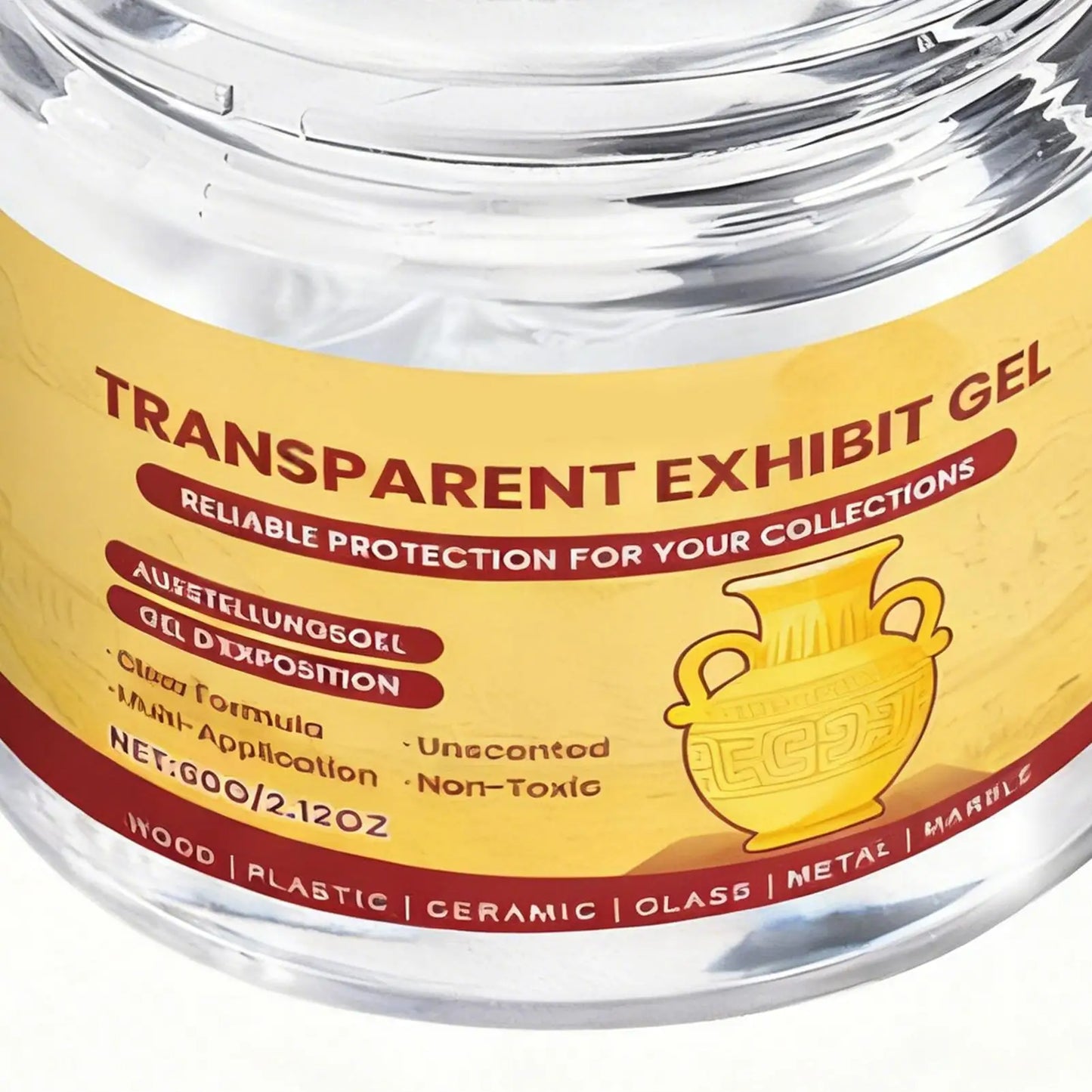 60g Clear Museum Gel – Removable, Reusable, Residue-Free Adhesive