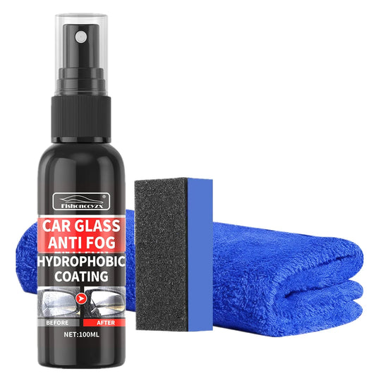 Car Glass Anti-rain Water Spray Repellent Nano Coating Hydrophobic Waterproof Agent Oil Film Removing Auto Glass Film Agent Peaceful Pleasures Health and Wellness