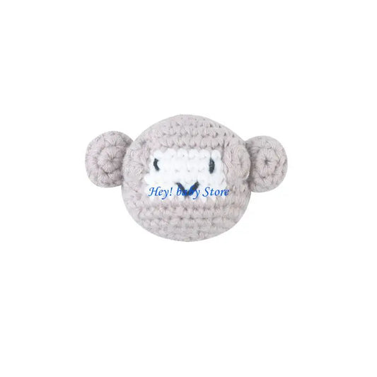 BPA-Free Crochet Animal Teething Beads | DIY Baby Jewelry Baby Teething Beads Peaceful Pleasures Health and Wellness W47 CN