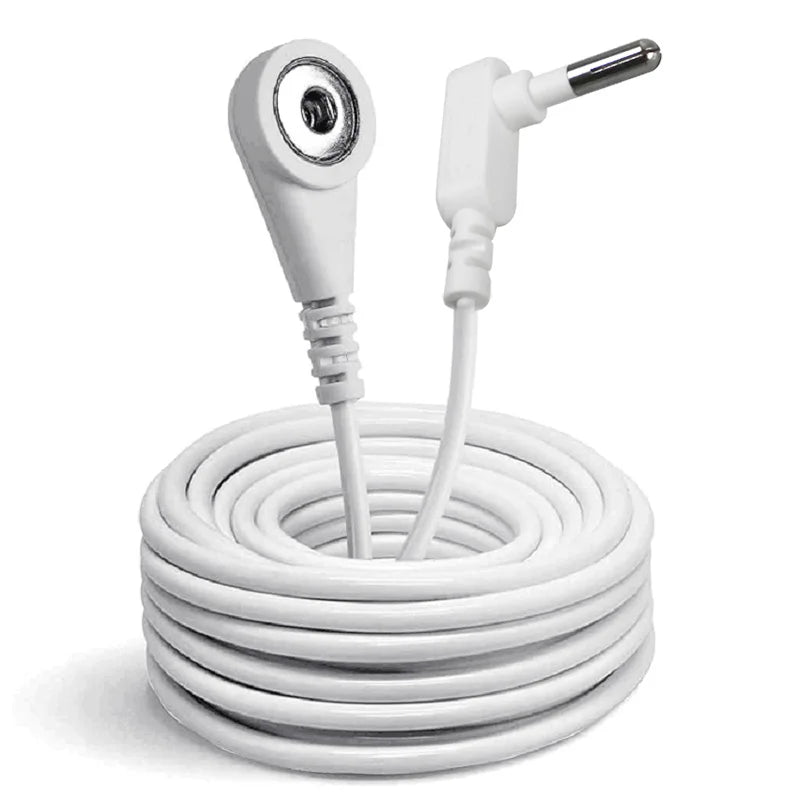 15 Ft Universal Grounding Cord Replacement Cable | Button Snap