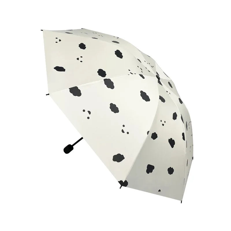 1pc Rainy and Sunny Dual-use Sun Umbrella for Students Sun Protection and UV Protection for Girls' Hearts Peaceful Pleasures Health and Wellness