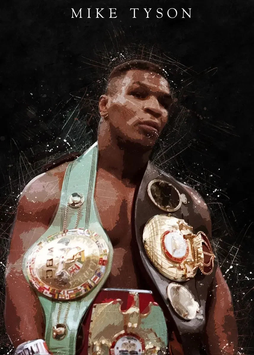 Modern Sports Aesthetics Wall Art Boxer Mike Tyson Manny Pacquiao HD Canvas Poster Prints Home Bedroom Living Room Decor Peaceful Pleasures Health and Wellness
