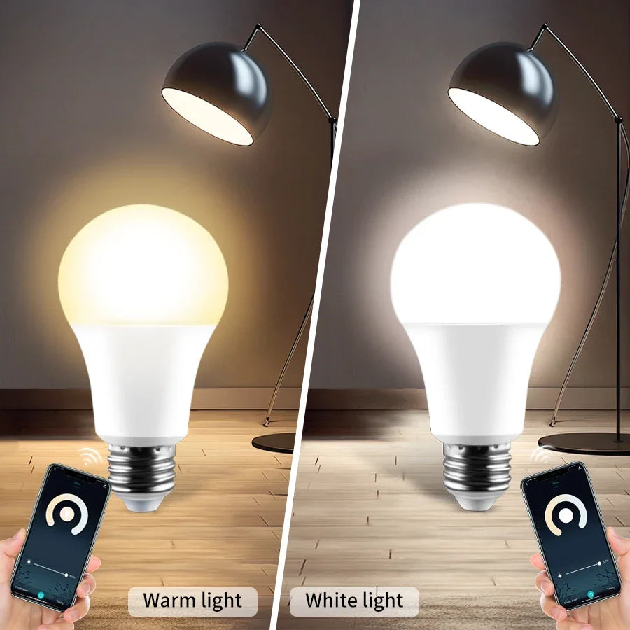 12W 15W 20W WiFi Smart LED Light Bulbs 220V 110V E27 LED Smart Alexa Lamp Cozylife APP Lampada Support Google Home Vioce Control Peaceful Pleasures Health and Wellness