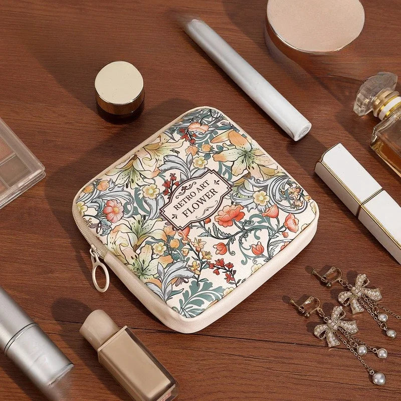 Portable Period Bag | Menstrual Cup & Tampon Storage Pouch Feminine Care Pouch Peaceful Pleasures Health and Wellness