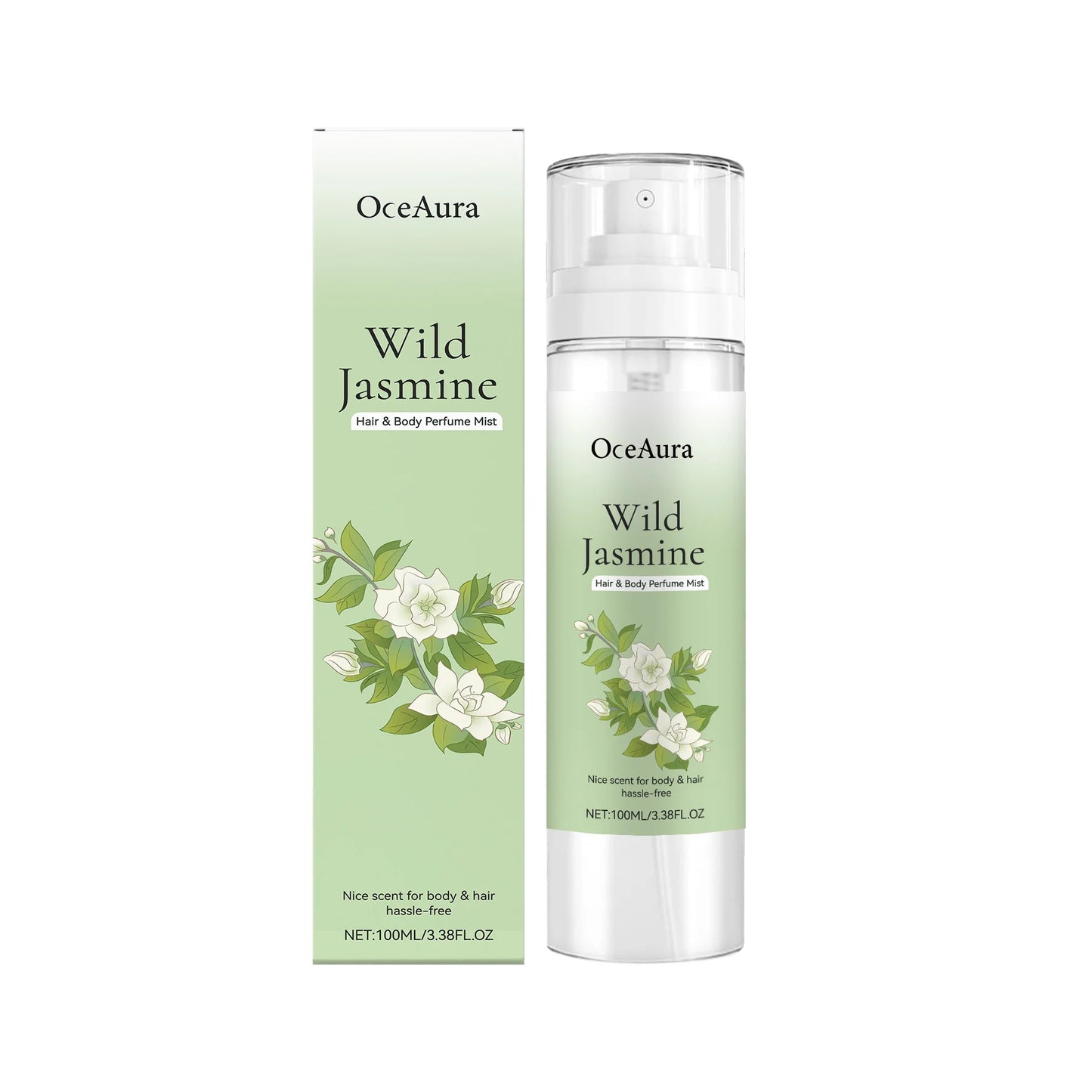 OceAura Jasmine Body & Hair Perfume Spray | Nourishing Mist
