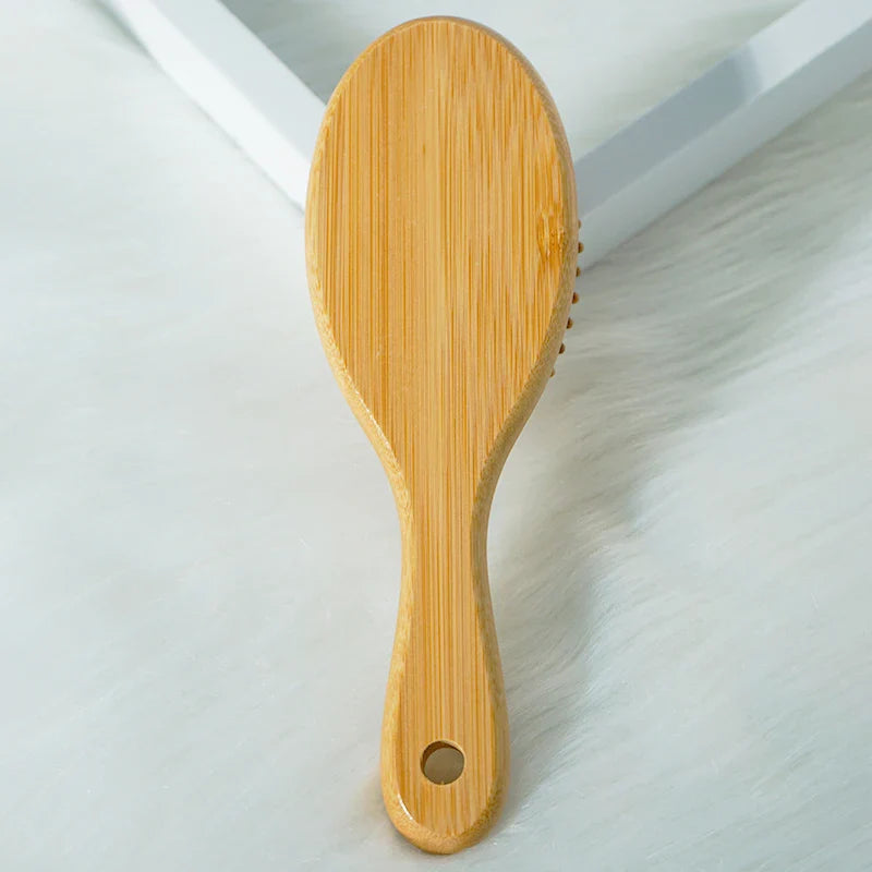 Bamboo Air Cushion Massage Comb – Scalp & Hair Care Brush