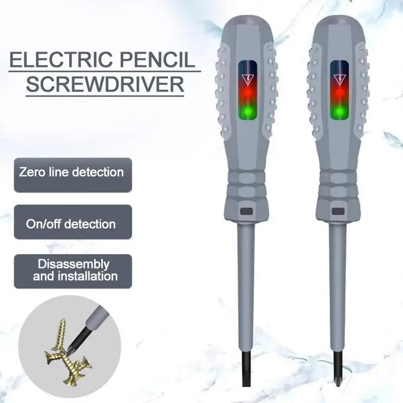 2-in-1 Voltage Tester Screwdriver | Magnetic Electric Test Pen