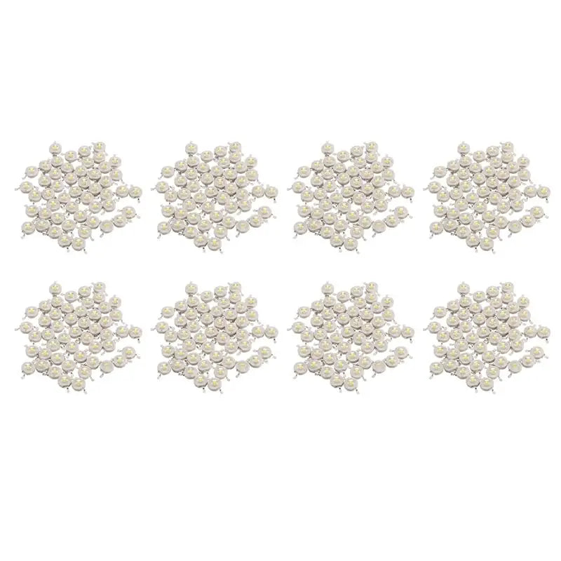 A36T-400Pcs 1W Diode High Power Cool White Led Beads 1 Watt Lamp Chip 3V-3.4V Peaceful Pleasures Health and Wellness Default Title