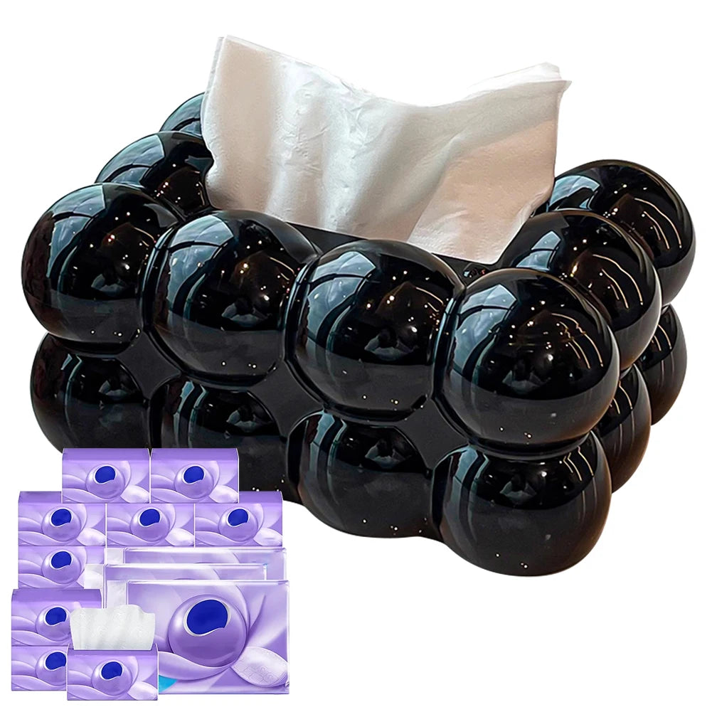 Cloud Tissue Box | Cotton Candy Bubble Tissue Holder Decor