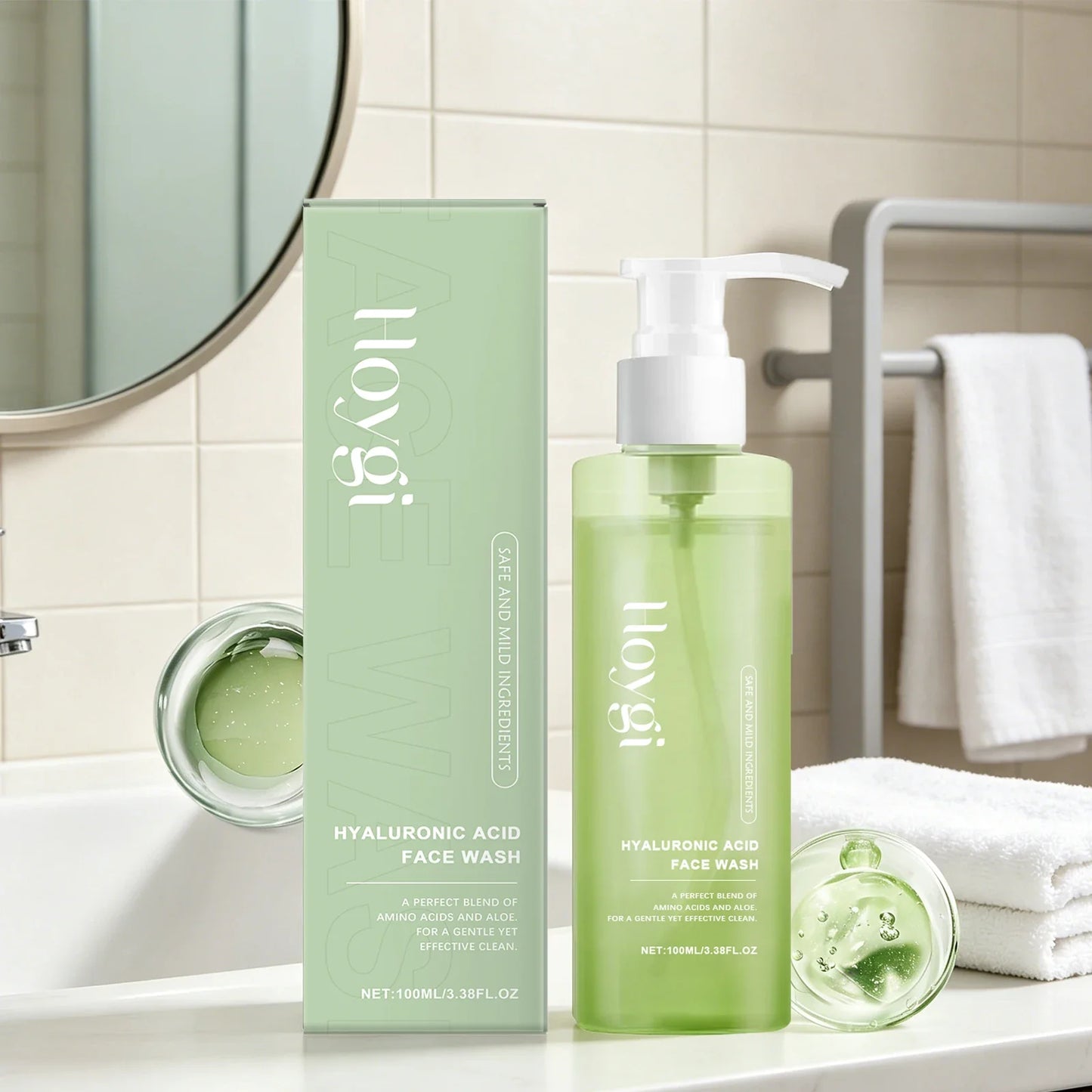 Hyaluronic Acid Face Wash – Pore Purifying Daily Cleanser