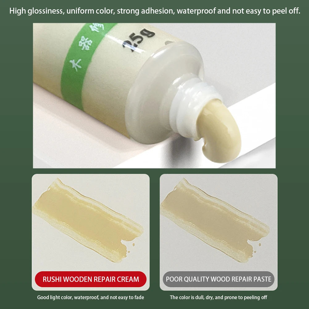 25g Wood Furniture Repair Fillers,Repairing Paste For Furniture,Hardwood Floor Repairing Kit,Floor Discoloration Repairing Paste Peaceful Pleasures Health and Wellness