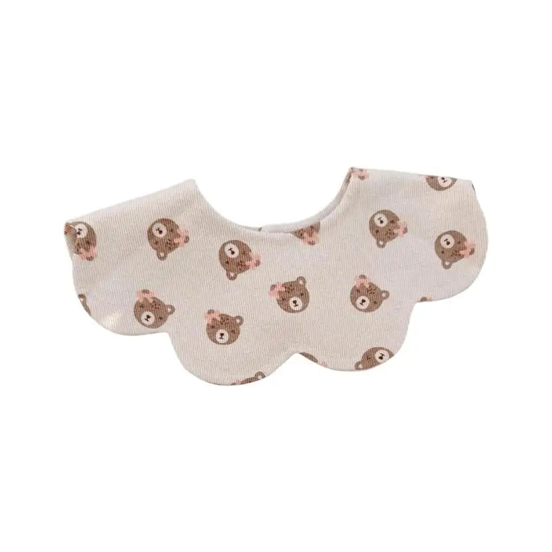 Reversible Cotton Baby Bib | Double-Sided Petal Drool Bib