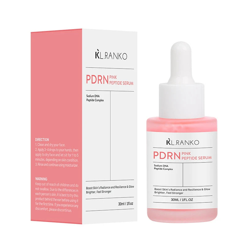 PDRN Pink Skin Care Set with Toner Serum Cream and Masks Hydrating Smoothing Daily Facial Care Kit for Moisturized Plump Skin Peaceful Pleasures Health and Wellness essence