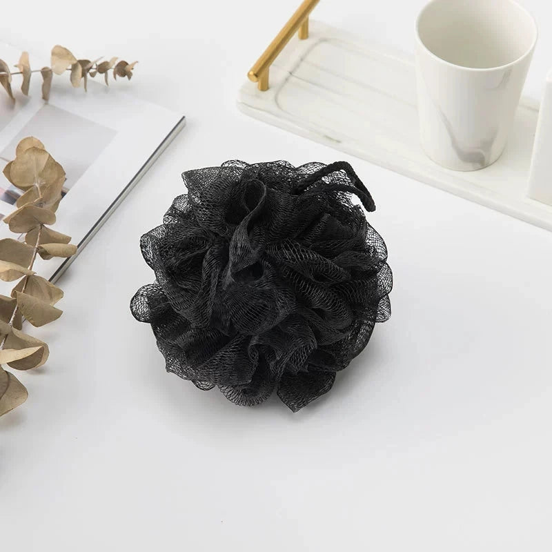 Exfoliating Mesh Bath Sponge Puff Body Scrubber | Shower Ball