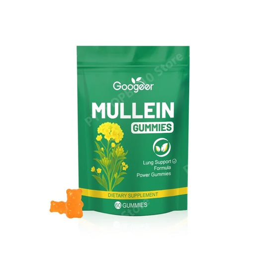 Mullein Gummies – Herbal Energy Support | 60 Chewable Gummies Herbal Supplement Gummies Peaceful Pleasures Health and Wellness
