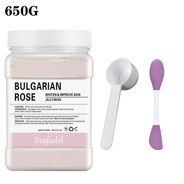 650g Hydro Jelly Mask Powder – Hyaluronic Acid & Rose Face Mask