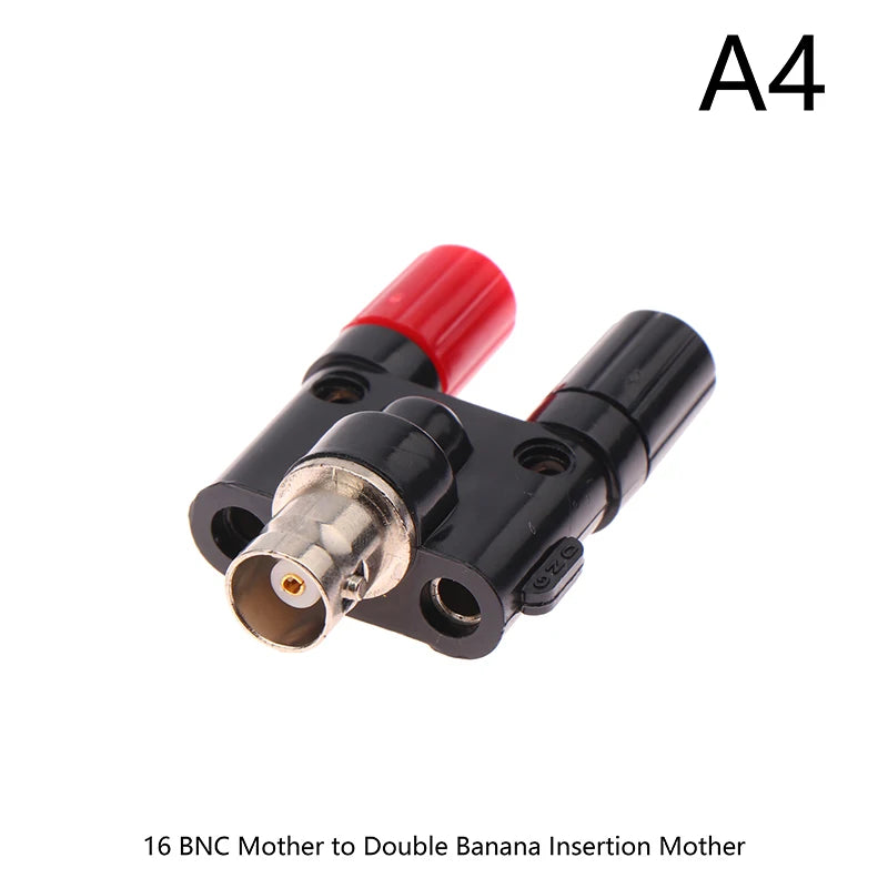 BNC to Banana Plug Adapter | RF Coaxial Converter Binding Post