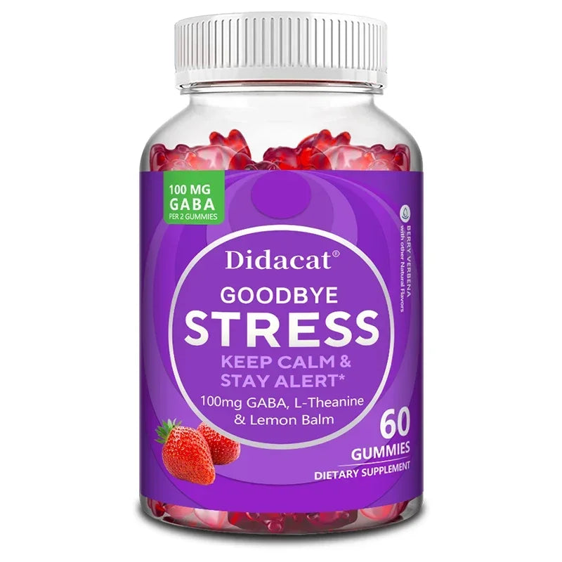 L-Theanine & GABA Gummies – Sleep, Stress & Mood Relief
