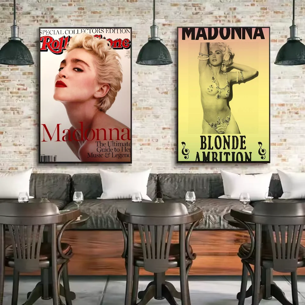 Madonna Bad Girl Retro Print Poster HD art sticky wall waterproof home living room bedroom bar aesthetic decoration Peaceful Pleasures Health and Wellness