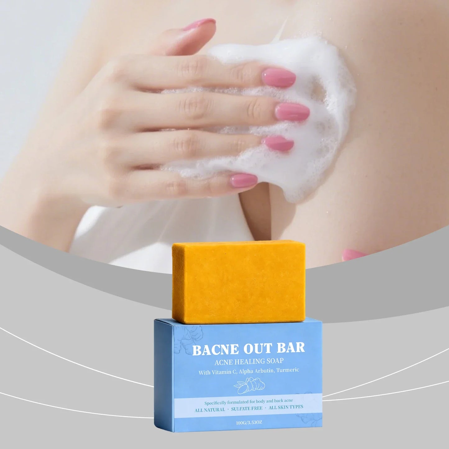 Turmeric Acne Soap – Deep Cleansing, Brightening & Dark Spots