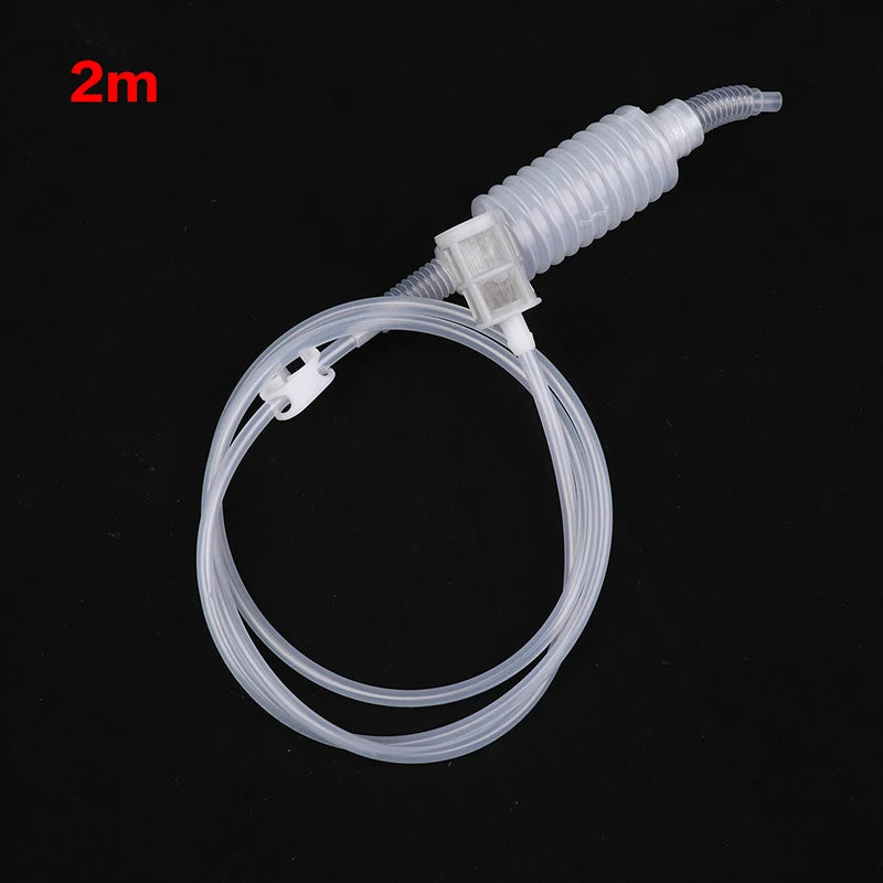2M/2.5M Semi-automatic Home Brew Syphon Pack For Wine Making Hand Knead Siphon Filter Food Grade Tube For Homebrew Peaceful Pleasures Health and Wellness A