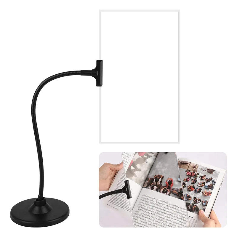 Desktop Magnifying Glass 4X with Bracket, Extra Large Elderly and Presbyopia Reading and Viewing Phone Amplifier Peaceful Pleasures Health and Wellness