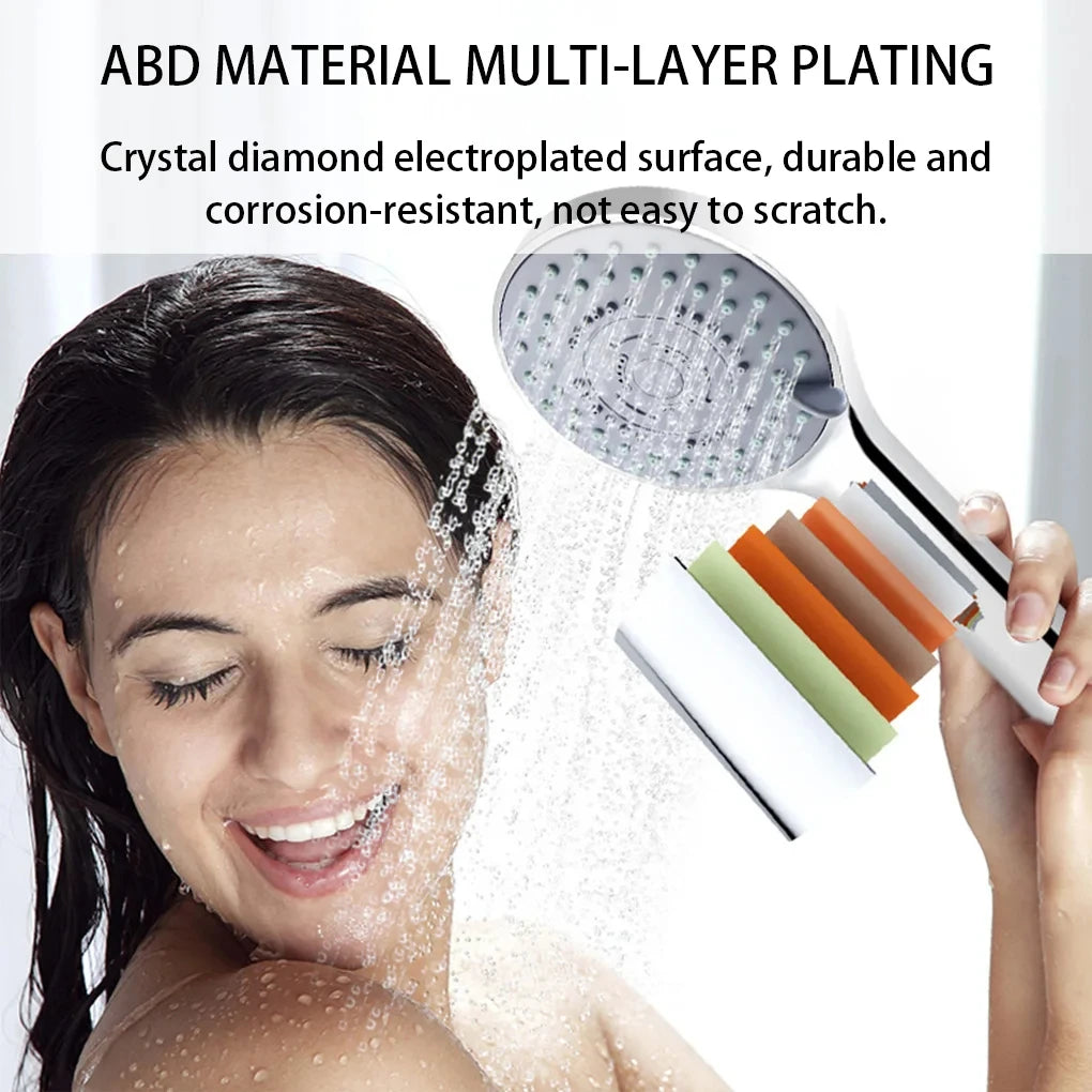 5-Mode Handheld Shower Head | Water Saving SPA Shower