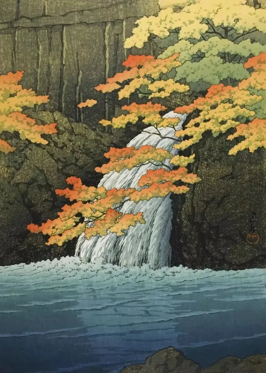 Kawase Hasui Artwork Posters and Prints Retro Japanese Landscapes Canvas Painting Wall Art Pictures for Room Office Home Decor Peaceful Pleasures Health and Wellness CJ55739 40x50cm
