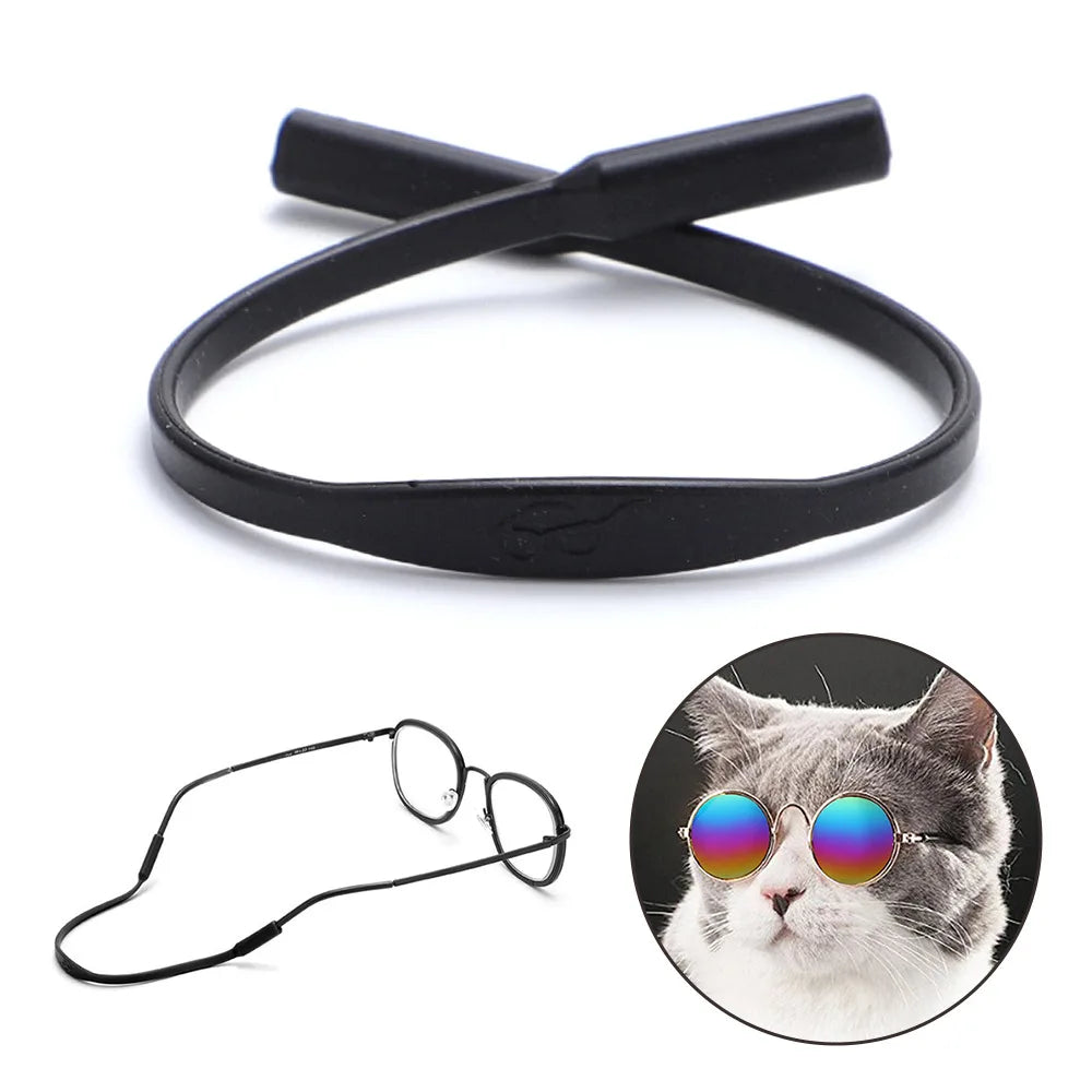 Vintage Round Pet Glasses for Dogs & Cats | Photo Props