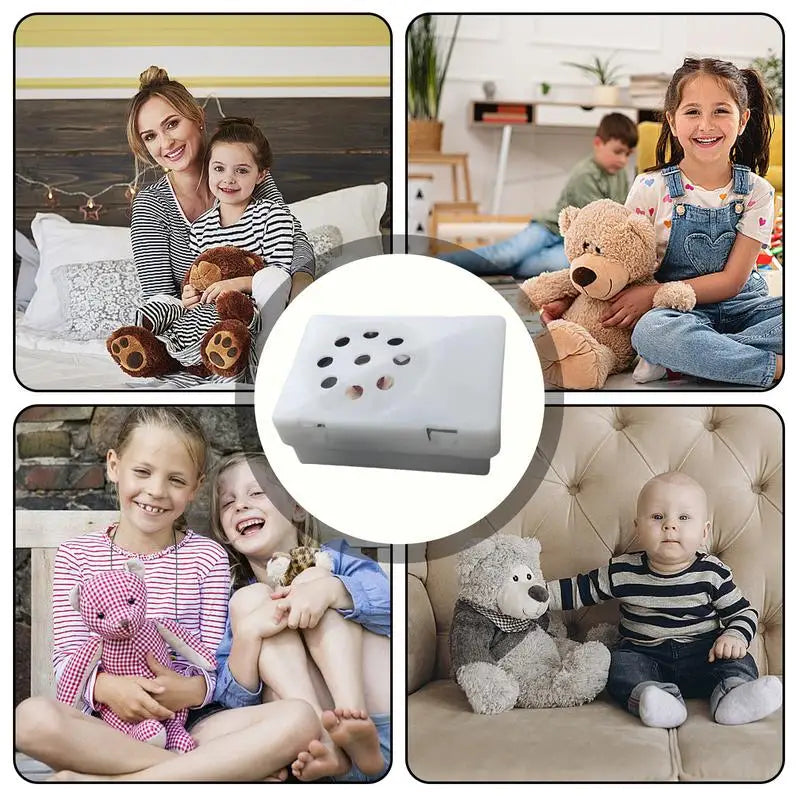 Voice Box for Stuffed Animal Mini Square Voice Recording Device Sound Module Plush Toy Voice Message Recorder Toy Voice Box Peaceful Pleasures Health and Wellness