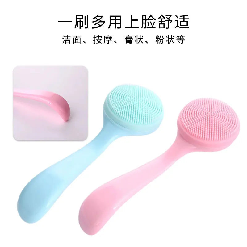 Soft Silicone Facial Cleansing Brush | Pore & Makeup Remover