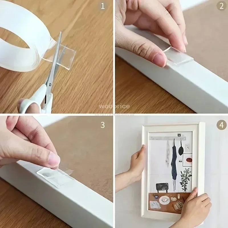 Double Sided Nano Tape – Strong, Clear & Waterproof | Home Use
