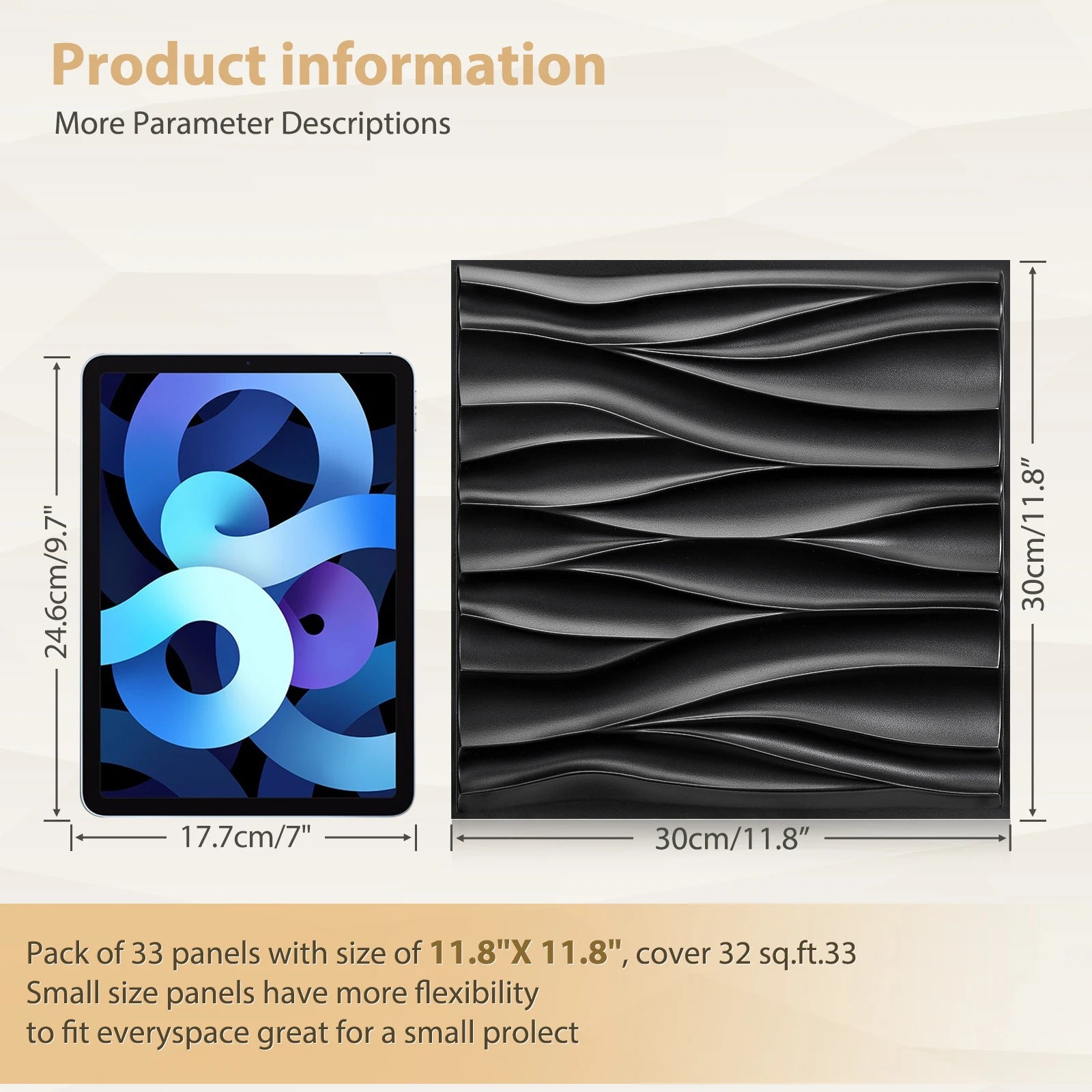 20/30pcs 3D pvc wall panels for indoor wall decoration, for living room hall bedroom hotel office,including tape Peaceful Pleasures Health and Wellness