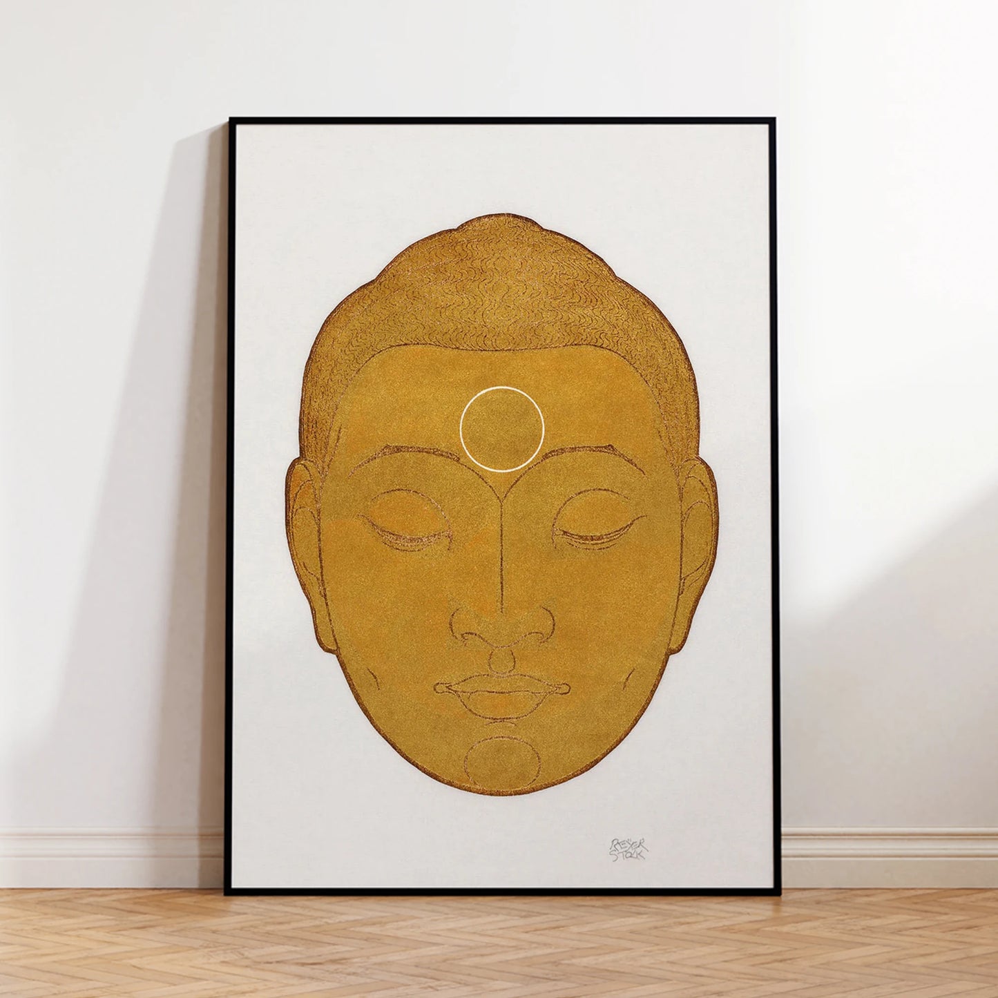 Buddha Head Canvas Wall Art Print | Reijer Stolk Home Decor