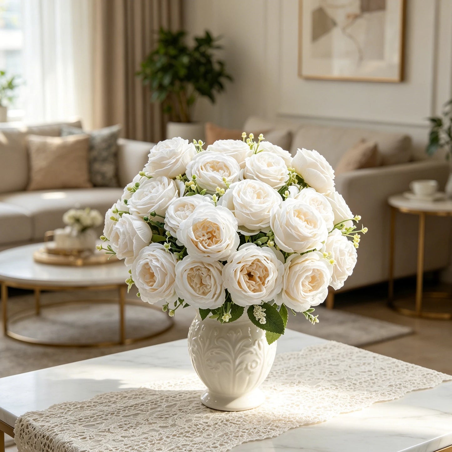 Artificial Silk Peony Flowers | Wedding, Party & Home Décor