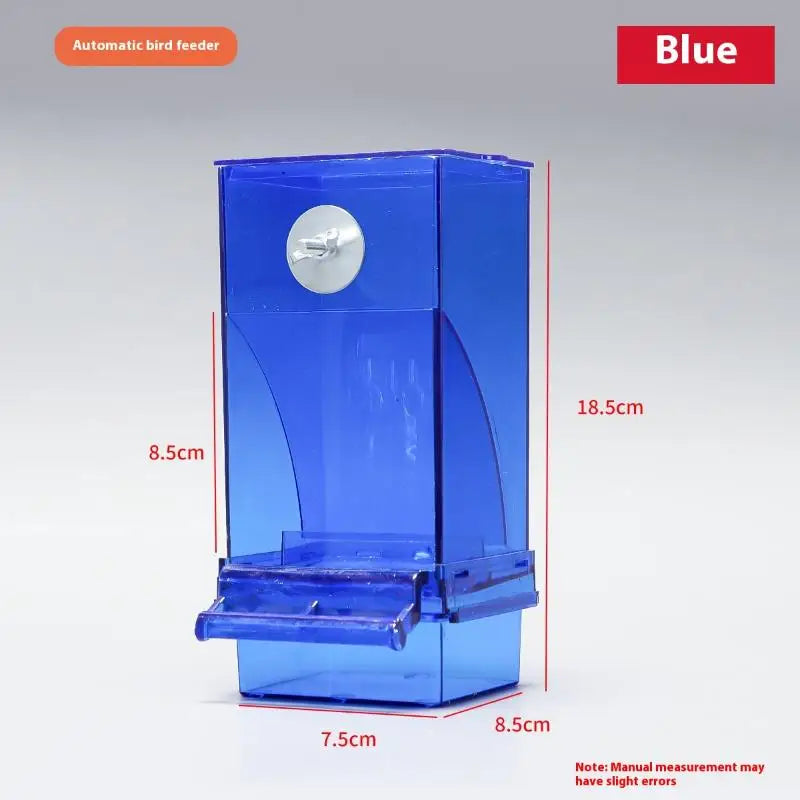 Large Anti-Splash Bird Feeder Box for Parrots & Small Birds