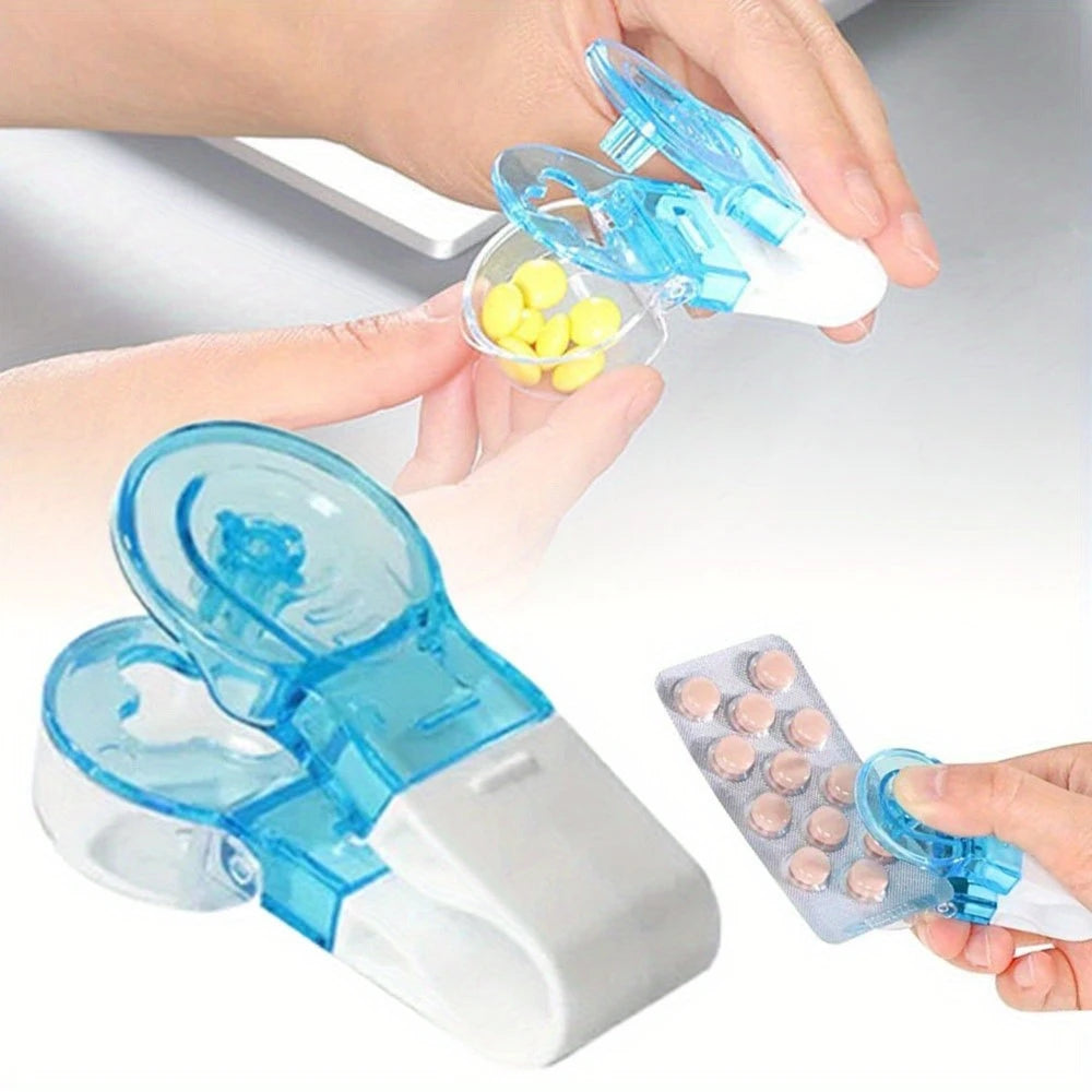 Portable Dispenser Storage Box for Medicines Vitamins Jewelry, Organize Your Essentials, Compact and Convenient, Peaceful Pleasures Health and Wellness