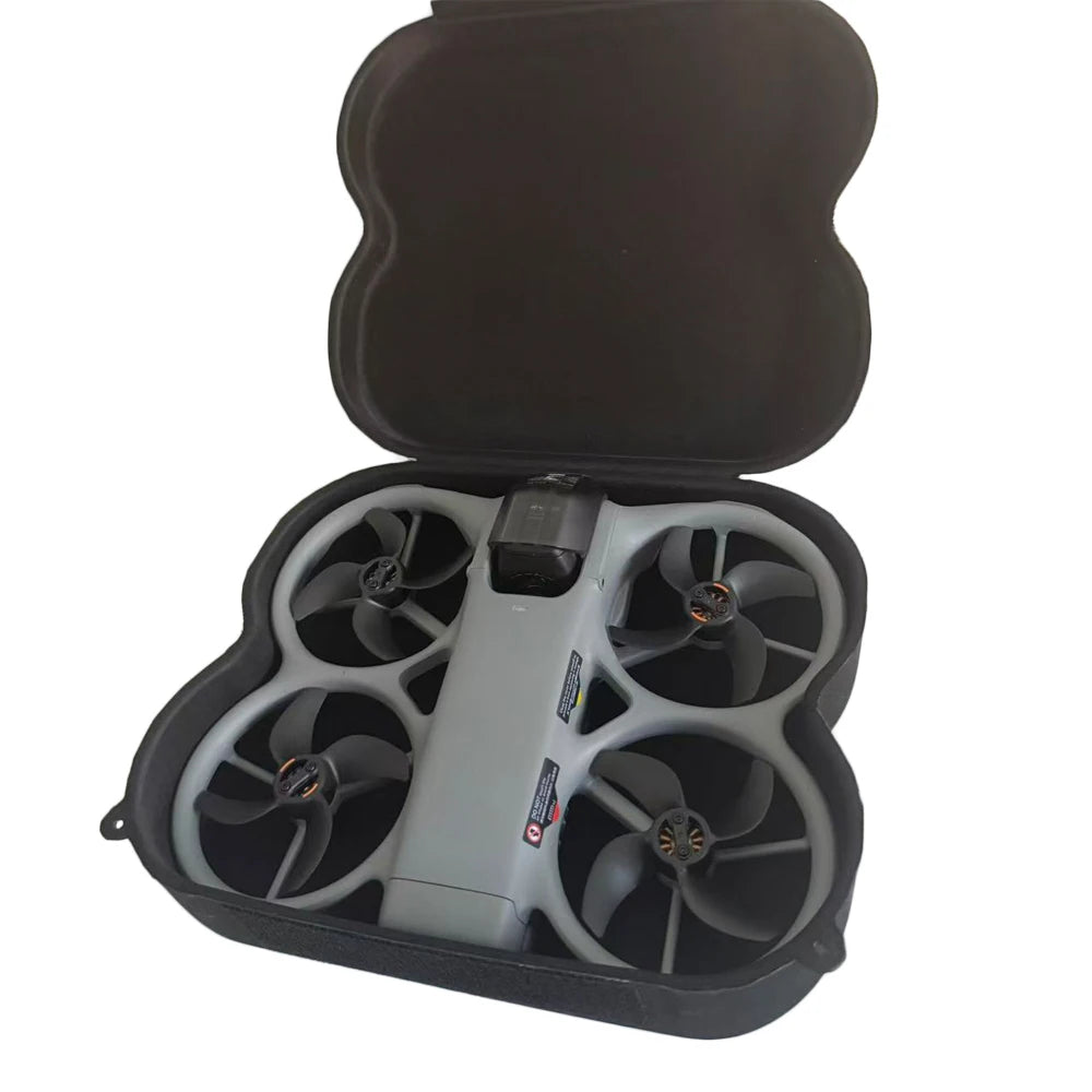 Ultra-Compact Design For DJI Avata 360 Hard Case Oxford Fabric Shell Hook And Loop Closure Custom Fit With 2 Holes For DIY Strap Peaceful Pleasures Health and Wellness