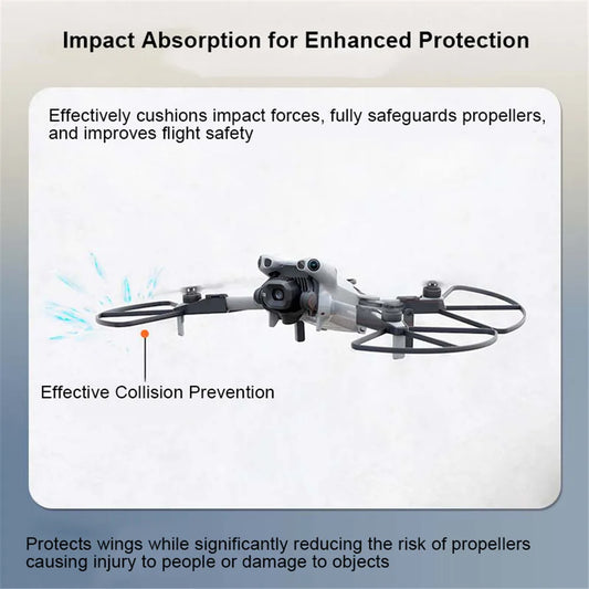 Protective Bumper Ring For DJI Mini5 Pro Drone Propeller Guard Anti-Collision Protectors Prop Bumper With Heightened Tripod Peaceful Pleasures Health and Wellness