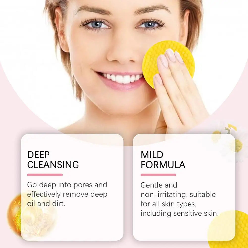Kojic Acid & Turmeric Cleansing Pads – Brightening Facial Sponge