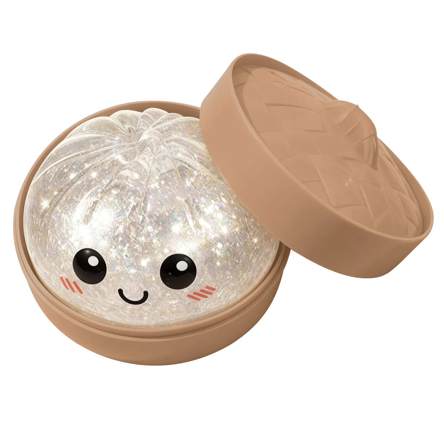 Crystal Bun Squeeze Toy – Slow Rising Squishy Fidget Kawaii