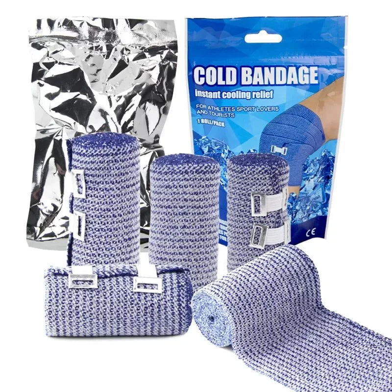Ice Bandage for Sports Muscle Soreness Ice Application for Ankle Protection Shoulder Sprain and Bruising Rapid Cooling Peaceful Pleasures Health and Wellness