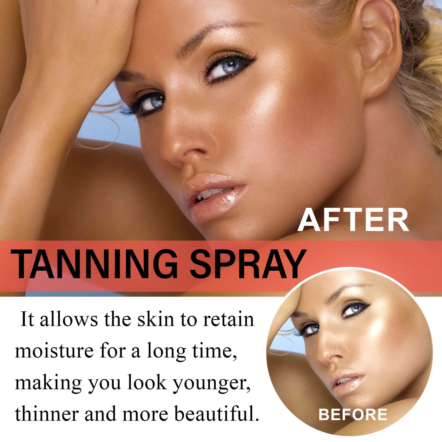 OceAura Self Tanning Mousse | Sunless Bronzer Spray 60ml