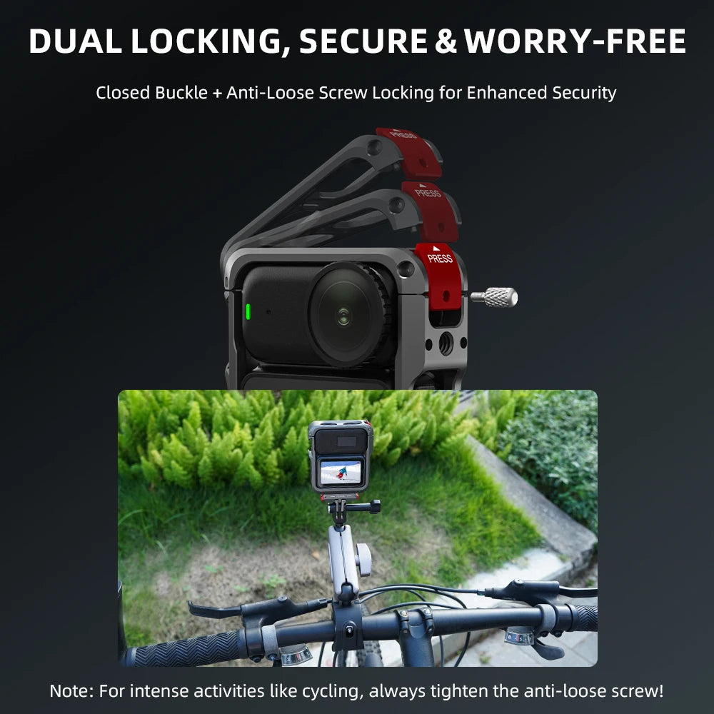 Aluminum Alloy Magnetic Quick Release Protective Case For DJI Osmo Nano Camera Dual Locking Secure & Worry-Free Peaceful Pleasures Health and Wellness