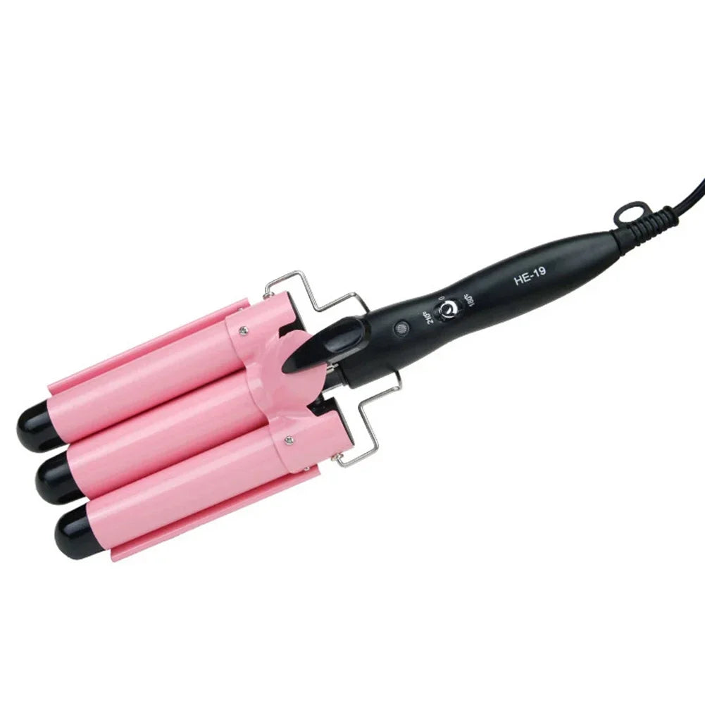 Triple Barrel Hair Curler | Fast-Heating Ceramic Wave Wand
