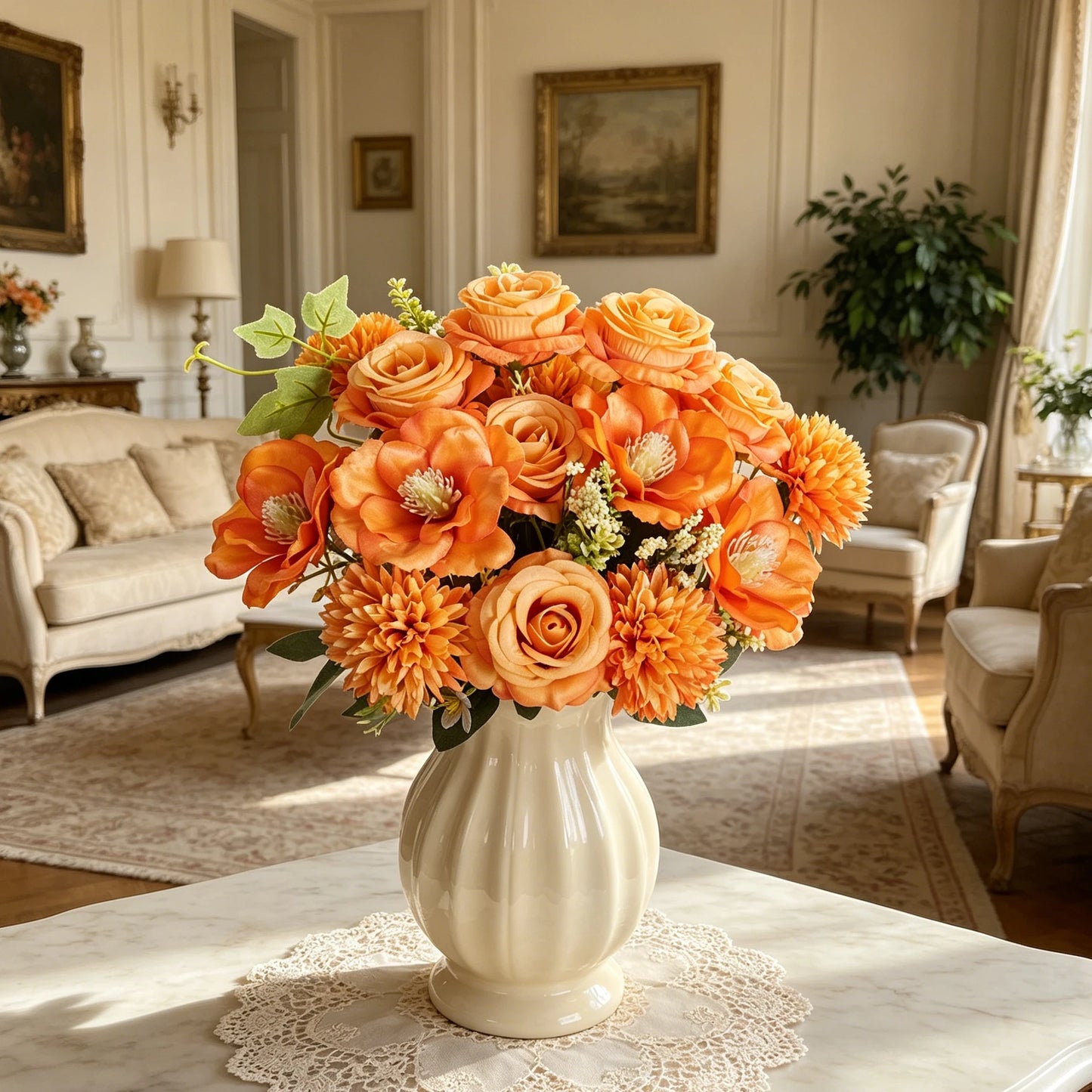 Artificial Silk Rose Flowers for Wedding, Home & Garden Decor