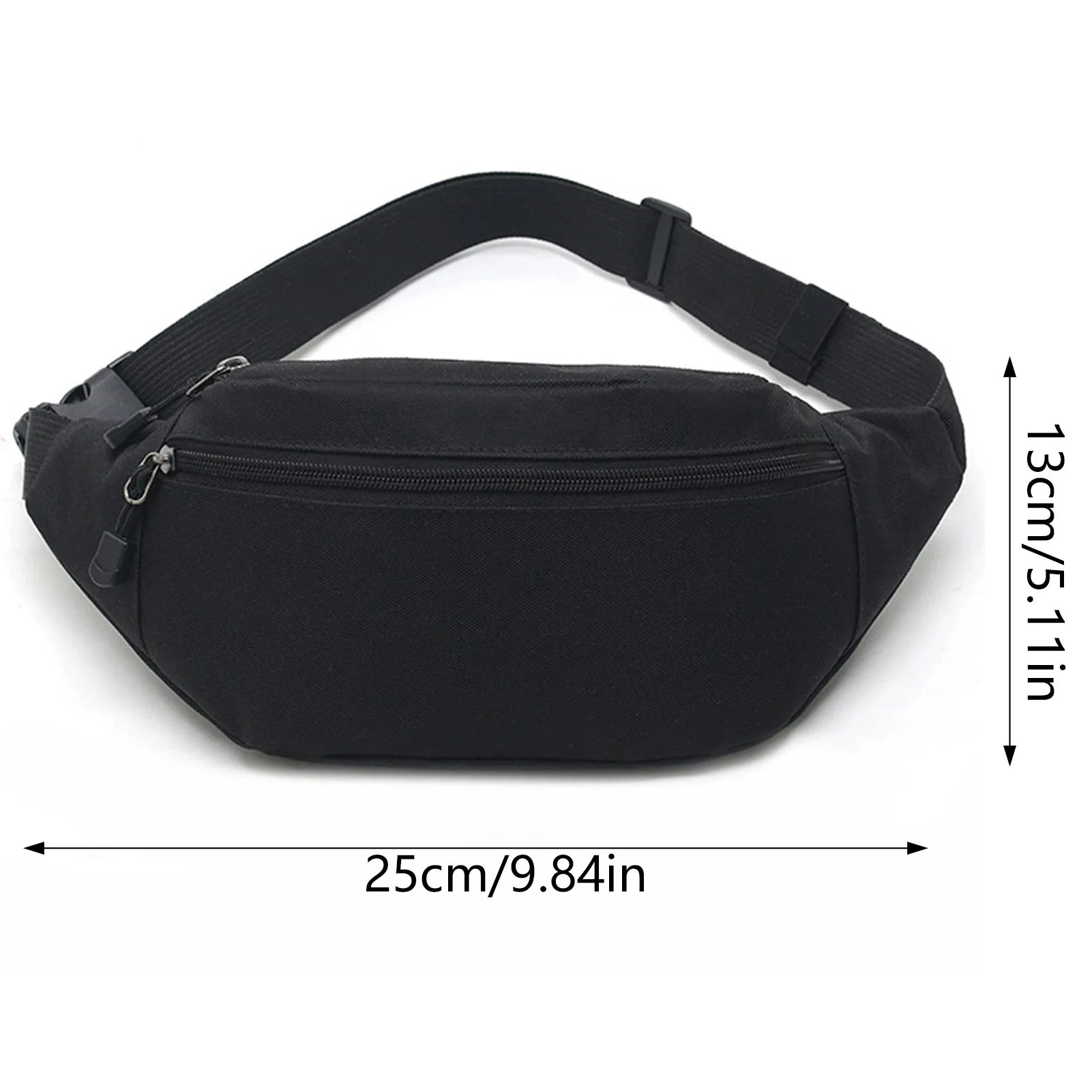 Fanny Pack Crossbody Bag Large Capacity Waterproof Crossbody Sling Bag for Running Walking Workout Peaceful Pleasures Health and Wellness
