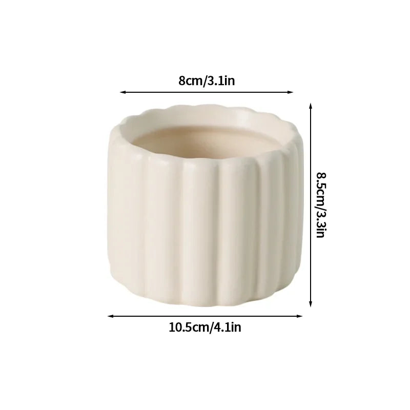 Ceramic INS Style Plant Pot | Succulent & Indoor Desk Décor