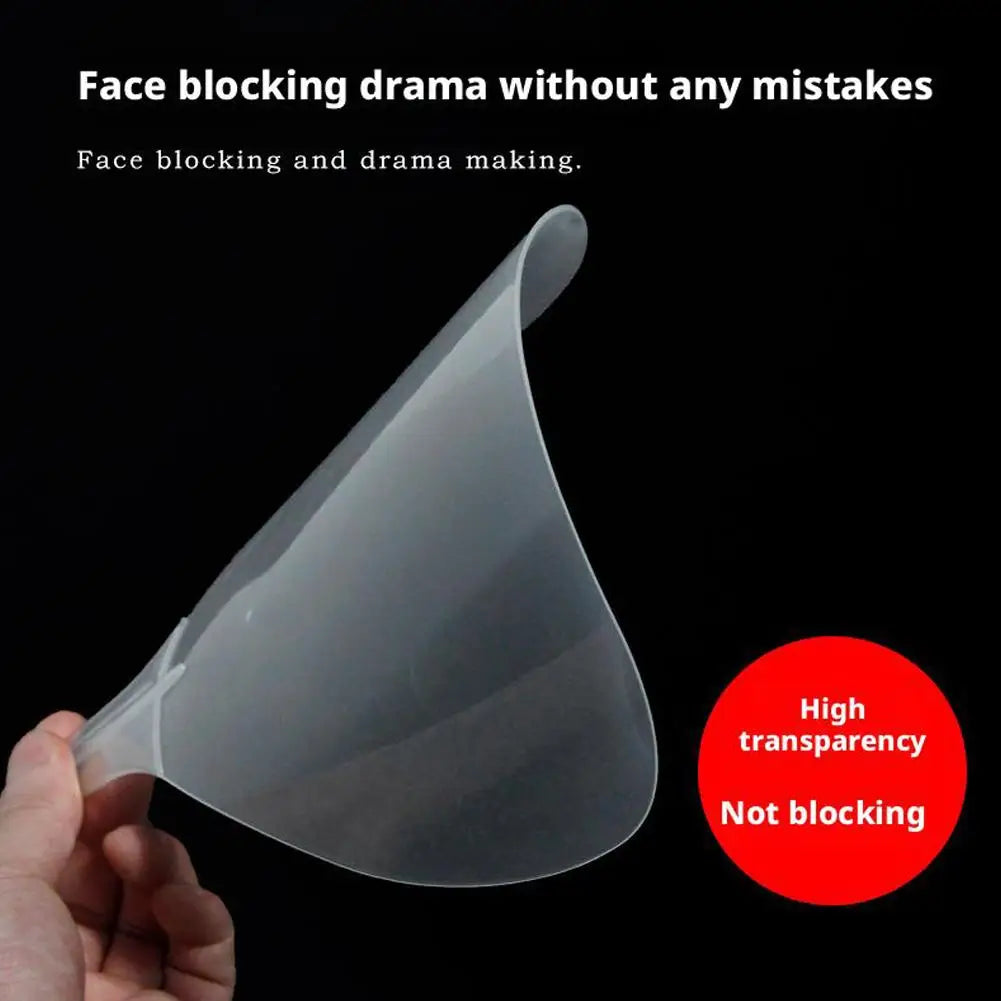 Barber Clear Plastic Hairspray Face Shield Hair Cut Pads Hair Salon Hairdressing Water Proof Spray Shields for Face Eyes Protect Peaceful Pleasures Health and Wellness