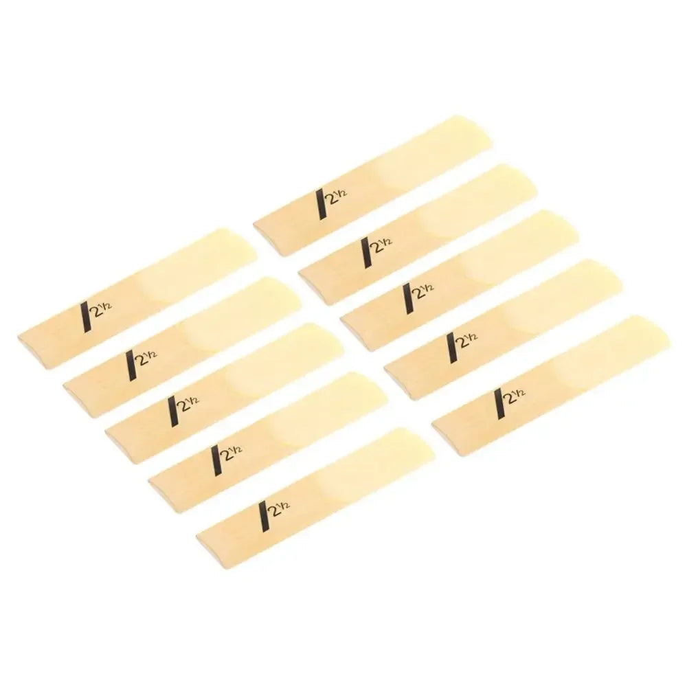 10-Pack Baritone Saxophone Reeds | Strengths 1.5 to 4.0 Saxophone Reeds Peaceful Pleasures Health and Wellness